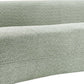 Modern Curved Chaise Lounge Boucle Fabric Sofa 109.4" (3 Colors)