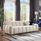 Modern Marshmallow Tufted Boucle Fabric Sofa