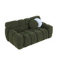 Modern Marshmallow Tufted Boucle Fabric Sofa