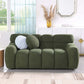 Modern Marshmallow Tufted Boucle Fabric Sofa