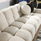 Modern Marshmallow Tufted Boucle Fabric Sofa