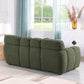 Modern Marshmallow Tufted Boucle Fabric Sofa