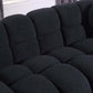 Modern Marshmallow Tufted Boucle Fabric Sofa