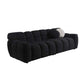 Modern Marshmallow Tufted Boucle Fabric Sofa