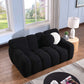 Modern Marshmallow Tufted Boucle Fabric Sofa