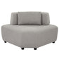 Modern Modular 3-piece Sectional Boucle Sofa in Beige or Gray