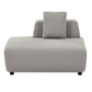 Modern Modular 3-piece Sectional Boucle Sofa in Beige or Gray