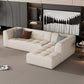 Modern Tufted Chaise Corner L-Shape Sectional Sofa 110" (4 Colors)