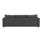 Modern Sectional Chaise Sofa Convertible Ottoman 4 Colors (100")