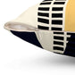 Spun Polyester Square Pillow - Black & Yellow - Revel Sofa 