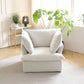 Modular Cloud Comfort Sectional Sofa in Beige or White - Sections Sold Individually - Revel Sofa 