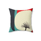 Spun Polyester Square Designer Accent Pillow - Revel Sofa 