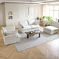 Modular Cloud Comfort Sectional Sofa in Beige or White - Sections Sold Individually - Revel Sofa 