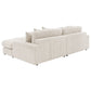 Blaine Corduroy Reversible Chaise Sofa Sectional (2 Colors)