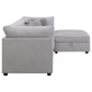 Cambria Modern Modular Fabric Sectional Sofa in Gray (Various Size Options)