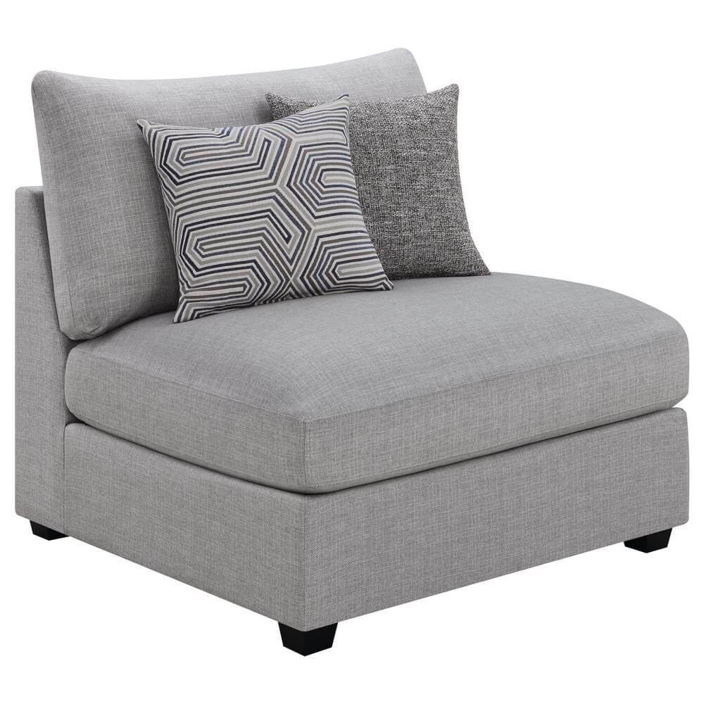 Cambria Modern Modular Fabric Sectional Sofa in Gray (Various Size Options)