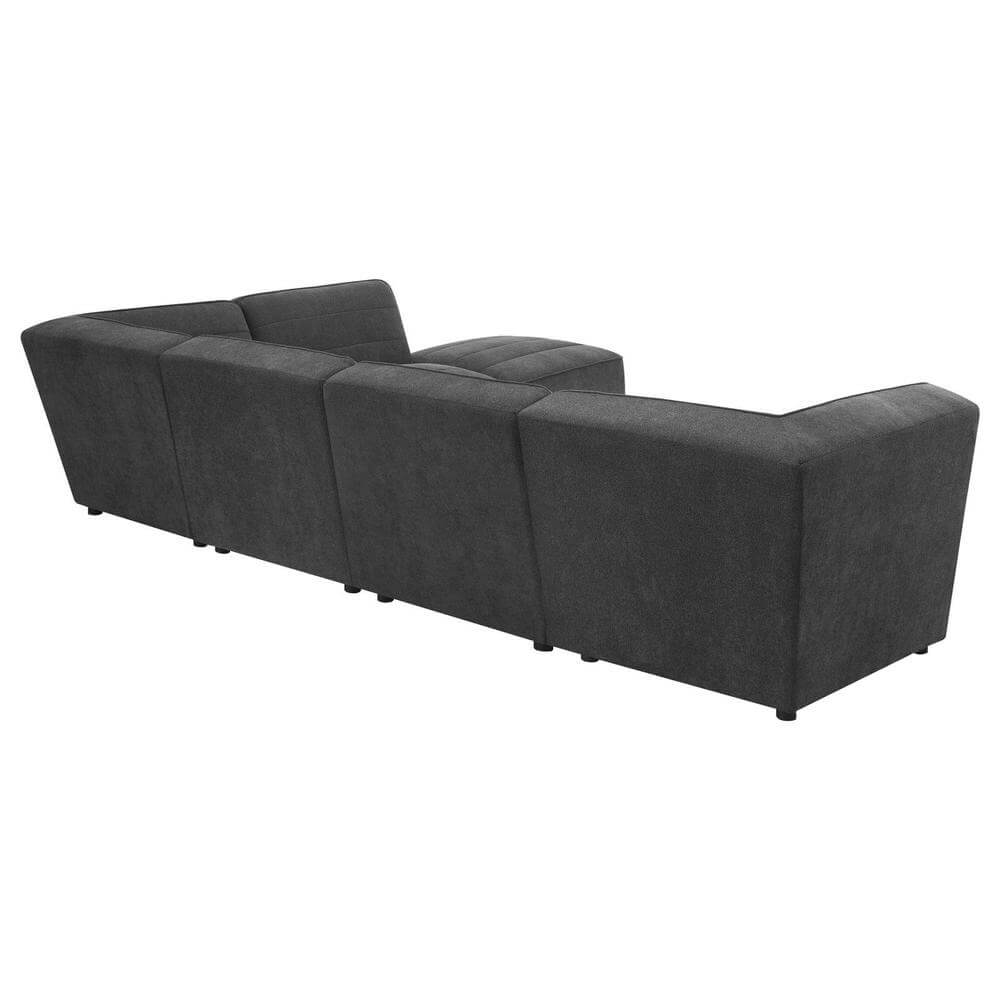 Sunny 6 Piece Upholstered Modular Sectional (2 colors)