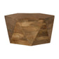 Zalika Hexagonal Mango Wood Coffee Table 35"