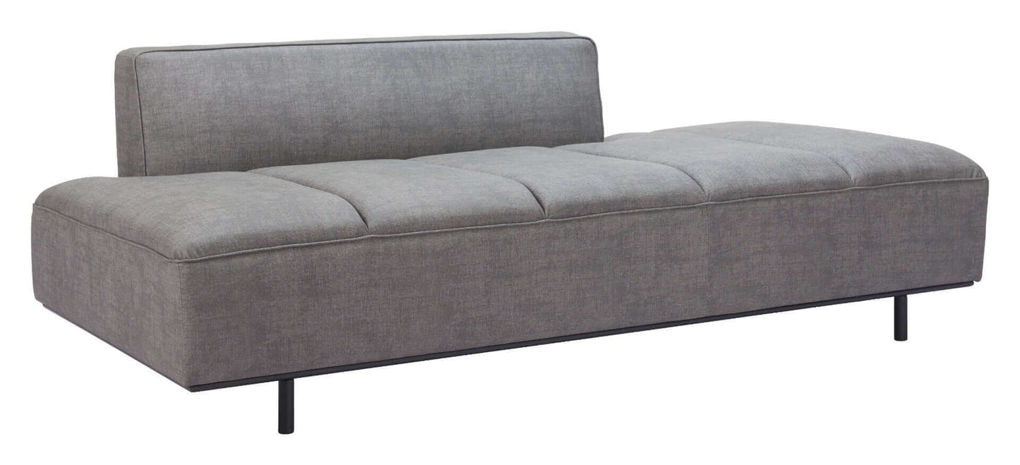 Confection Faux Leather Sofa Couch Day Bed 79" - Revel Sofa 