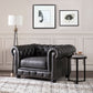 Classic Chesterfield Tufted Leather Nailhead Chair