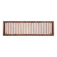 Rohe Solid Walnut Wood Slatted Bench 60" (2 Colors)