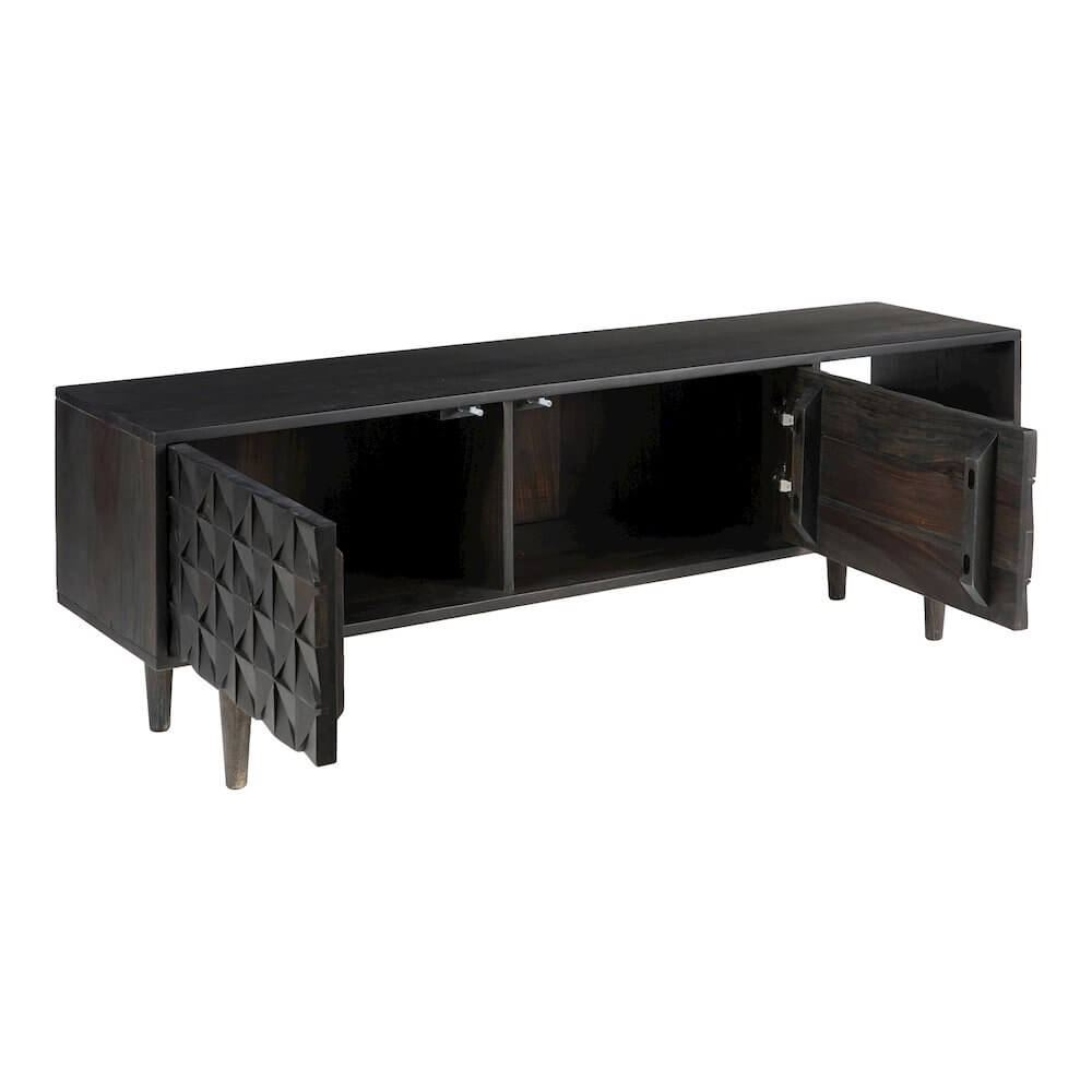 Pablo MCM Solid Wood Media Console & TV Stand 55" (2 Colors)