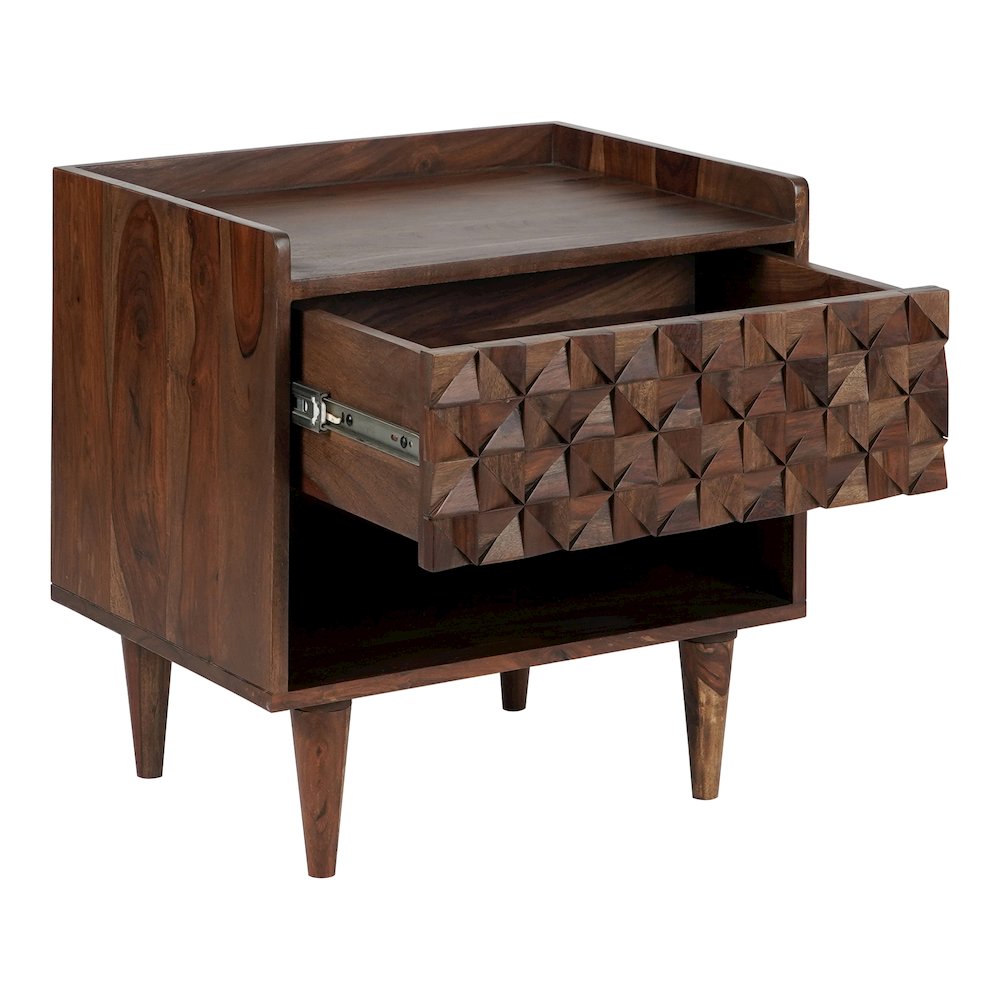 Pablo MCM Solid Wood Nightstand (2 Colors)