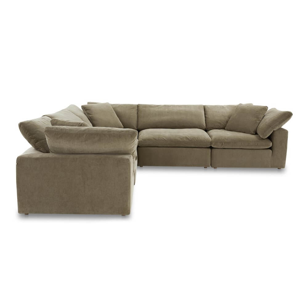 Terra Clay Modern Cloud Modular Sofa Sectional (4 Colors - Various Sizes)