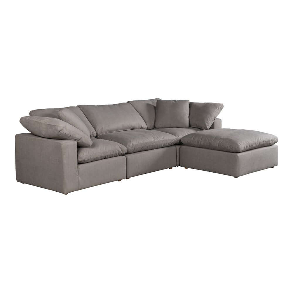 Terra Clay Modern Cloud Modular Sofa Sectional (4 Colors - Various Sizes)