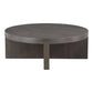 Folke Modern Solid Oak Round Coffee Table 38" (2 Colors)