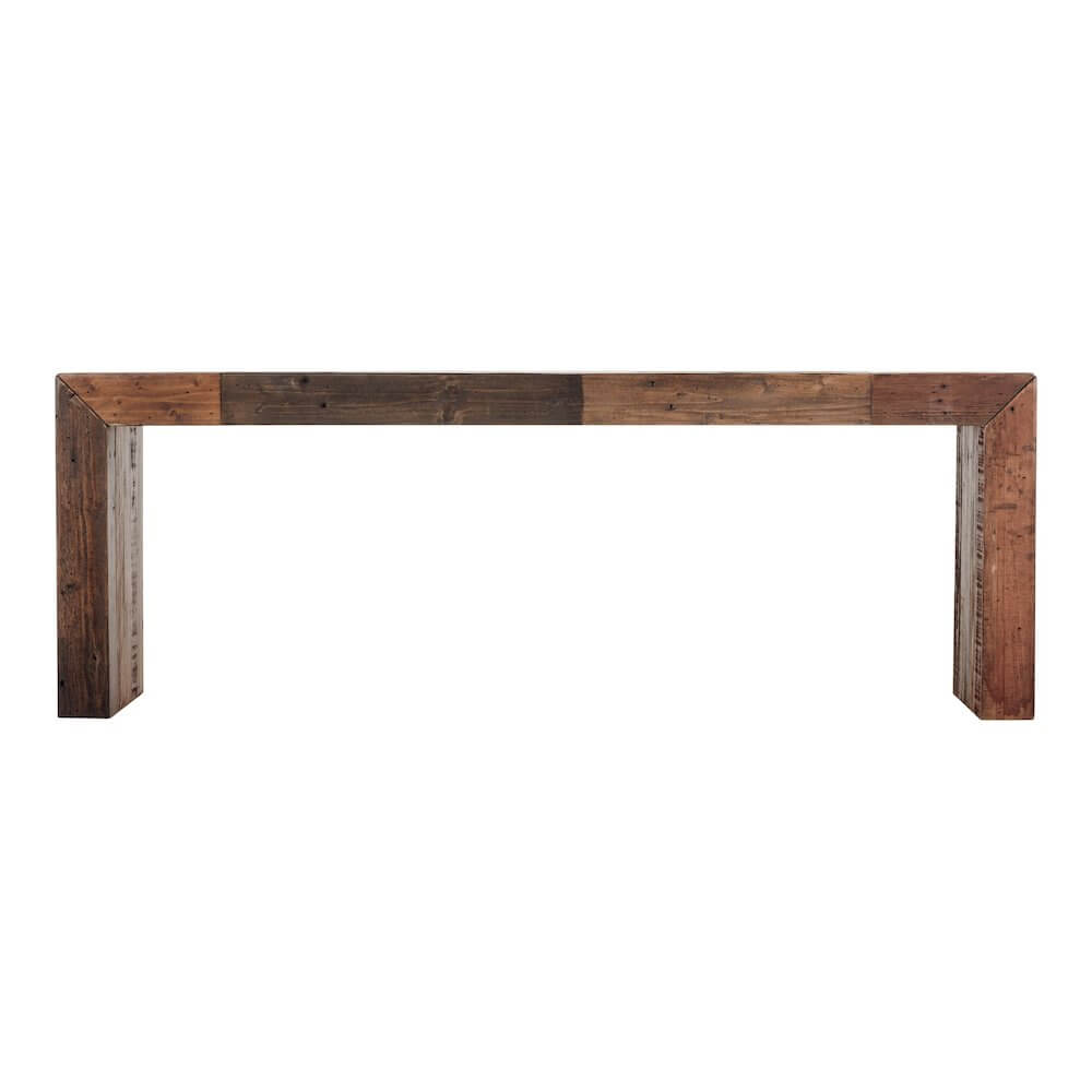 Industrial Solid Pine Wood Bench 51"