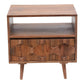 MCM Solid Sheesham Wood Nightstand 22"