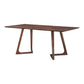 Godenza Solid Walnut Wood Rectangular Dining Table 71" (3 Colors)