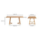 Godenza Solid Walnut Wood Rectangular Dining Table 71" (3 Colors)