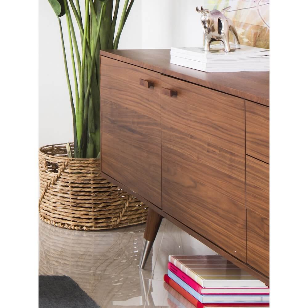 Sienna MCM Large Wood Sideboard, Media Console 83"