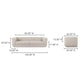 Rosy Deco Tufted Fabric Sofa 103" (3 Colors)