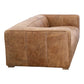 Bolton Top Grain Leather Square Arm Sofa 101"