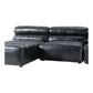 Ramsay Modular Sectional Sofa in Black Buffalo Leather 108"