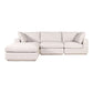 Justin Modern Luxury Modular Sectional in Gray