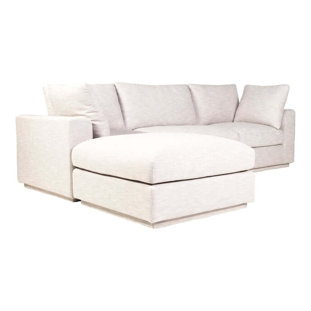 Justin Modern Luxury Modular Sectional in Gray