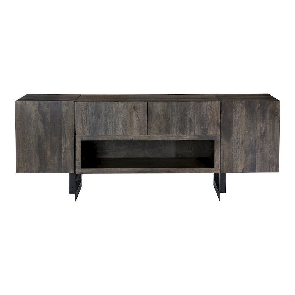 Tiburon Acacia Wood Media Console TV Stand Cabinet 72" (2 Colors)