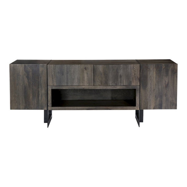 Tiburon Acacia Wood Media Console TV Stand Cabinet 72 (2 Colors)