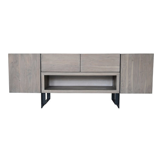 Tiburon Acacia Wood Media Console TV Stand Cabinet 72" (2 Colors)