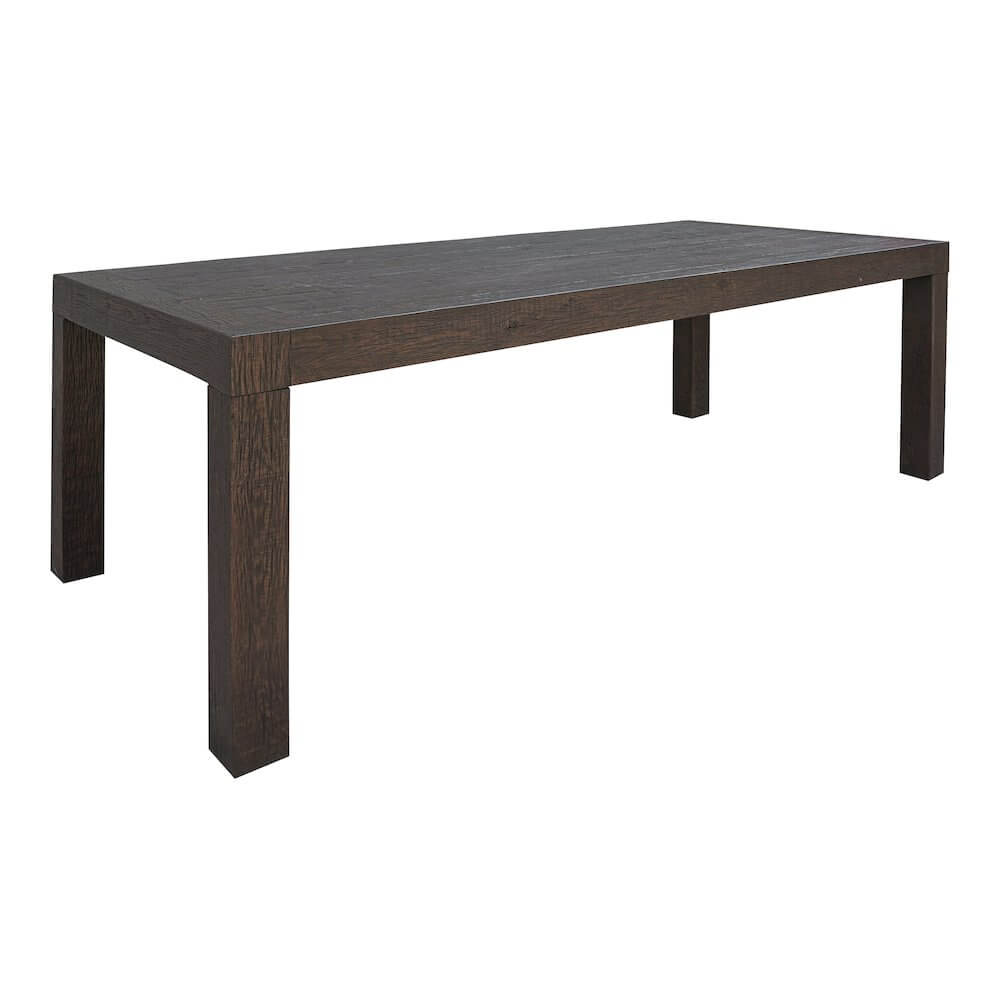 Evander Large Solid Wood Rectangular Dining Table 86"