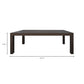 Evander Large Solid Wood Rectangular Dining Table 86"