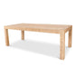 Evander Large Solid Wood Rectangular Dining Table 86"