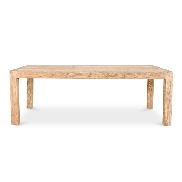 Evander Large Solid Wood Rectangular Dining Table 86