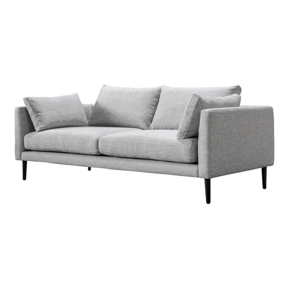 Raval MCM Fabric Upholstered Sofa 83" (2 Colors)