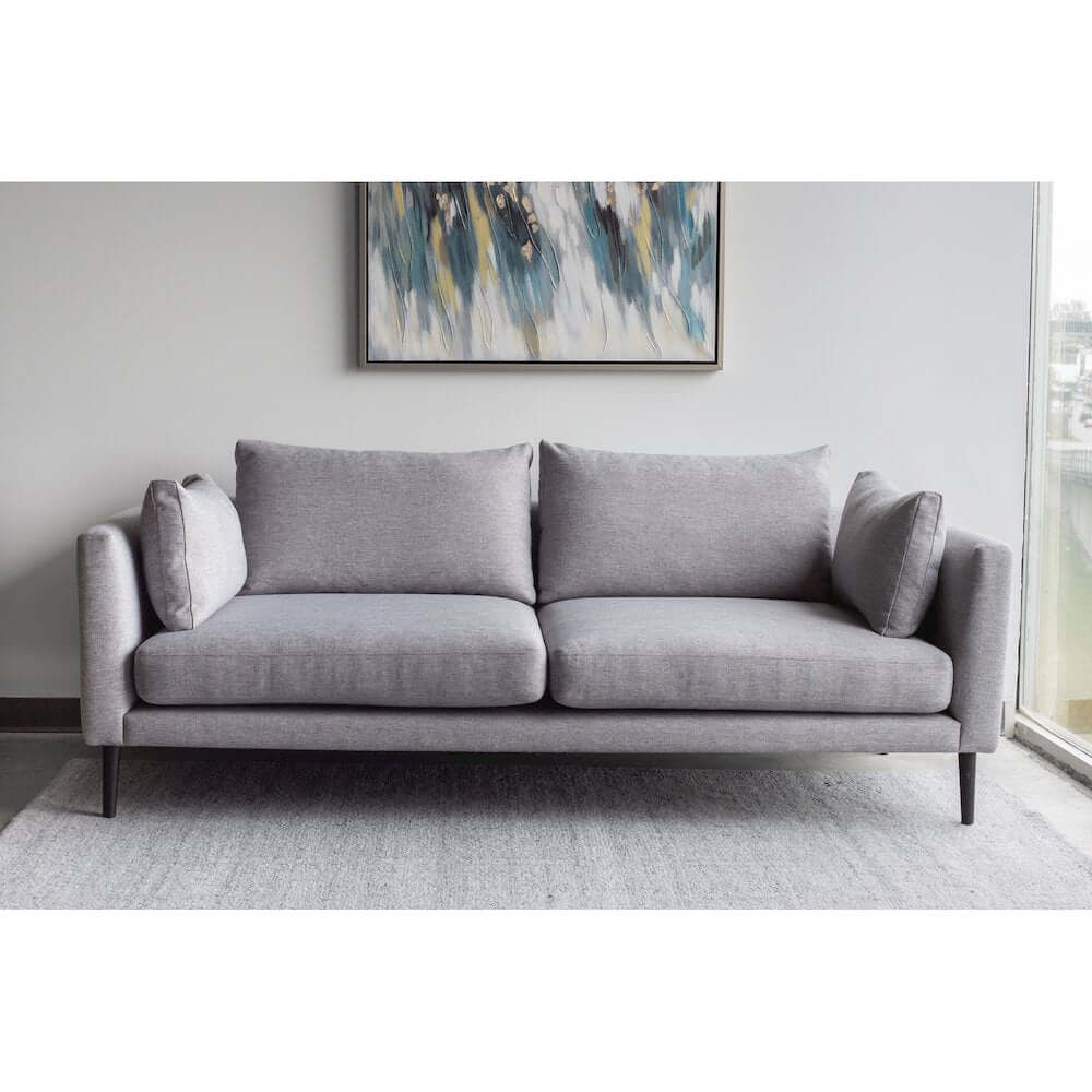 Raval MCM Fabric Upholstered Sofa 83" (2 Colors)