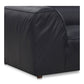 Form Black Genuine Leather Modular Sectional Sofa (2 Sizes)